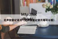 无声较量纪录片（无声较量纪录片哪可以看）